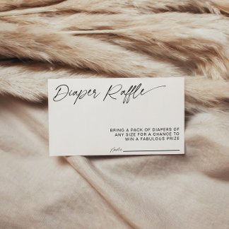 D'accompagnement Carte de rabat minimaliste Baby shower