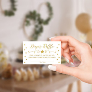 D'accompagnement Carte de rabat pour bébé Little Star Gold Twinkle