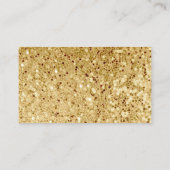 D'accompagnement Carte de rabat pour bébé Little Star Gold Twinkle (Dos)