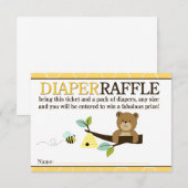 D'accompagnement Carte de rabat pour couche de douche à l'ours et à (Devant / Derrière)