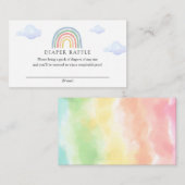 D'accompagnement Carte de rabat Rainbow Diaper (Devant / Derrière)
