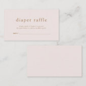 D'accompagnement Carte de rabat ROWAN Pink Gold Diaper (Devant / Derrière)