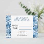 D'accompagnement Carte de rappel de rendez-vous du salon (Debout devant)