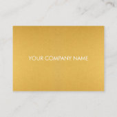 D'accompagnement Carte de rappel de rendez-vous Gold (Dos)