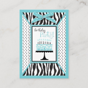 D'accompagnement Carte de rappel EB Wild Birthday Cake