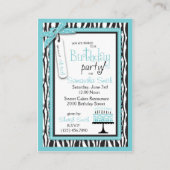D'accompagnement Carte de rappel EB Wild Birthday Cake (Dos)