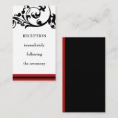 D'accompagnement Carte de réception (Devant / Derrière)