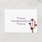 D'accompagnement Carte de réception (Dos)