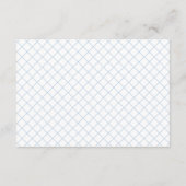 D'accompagnement Carte de réception aquarelle Dip Dye | Ciel (Dos)