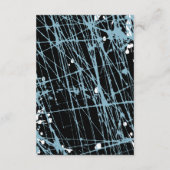 D'accompagnement Carte de réception Bat mitzvah Blue Splatt Star Ba (Dos)