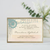 D'accompagnement carte de réception de mariage ancienne ticket vint (Debout devant)