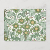 D'accompagnement Carte de réception de mariage botanique vintage (Dos)