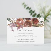 D'accompagnement Carte de réception de mariage Butterum & Plum (Debout devant)