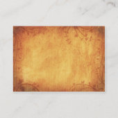 D'accompagnement Carte de réception de mariage de automne (Dos)