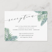 D'accompagnement Carte de réception de mariage de mariage de vol tr (Devant)