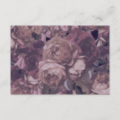 D'accompagnement Carte de réception de mariage Imaginaire violet (Dos)