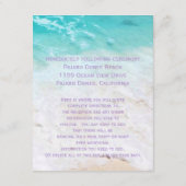 D'accompagnement Carte de réception d'un lever de soleil océanique  (Dos)