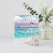 D'accompagnement Carte de réception d'un lever de soleil océanique  (Debout devant)