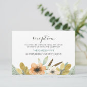 D'accompagnement Carte de réception en aquarelle (Debout devant)