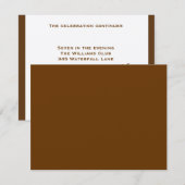 D'accompagnement Carte de réception Ethan Elliott (Devant / Derrière)