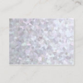 D'accompagnement Carte de réception Faux Silver Parties scintillant (Dos)
