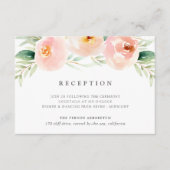 D'accompagnement Carte de réception florale aérée (Devant)