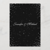 D'accompagnement Carte de réception | Nuit étoilée (Dos)