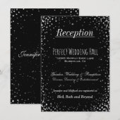 D'accompagnement Carte de réception | Nuit étoilée (Devant / Derrière)