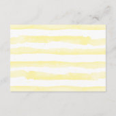 D'accompagnement Carte de réception pour un mariage tournesol (Dos)