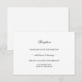 D'accompagnement Carte de réception - Suite THE BEST (Devant / Derrière)