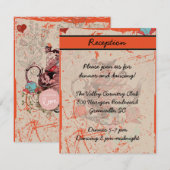 D'accompagnement Carte de réception Teapot Fantasy Grunge (Devant / Derrière)