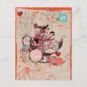 D'accompagnement Carte de réception Teapot Fantasy Grunge (Dos)