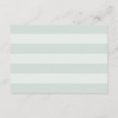 D'accompagnement Carte de réception Violet & Sage (Dos)