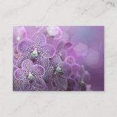 D'accompagnement Carte de réception violette violet orchidée mariag (Dos)