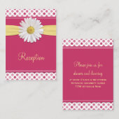 D'accompagnement Carte de réception Watermelon rose et jaune (Devant / Derrière)
