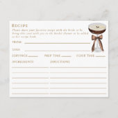 D'accompagnement Carte de recette à thème Espresso Martini à double (Devant)