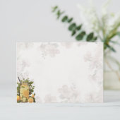 D'accompagnement Carte de recette blanche à base de citronnade rose (Debout devant)