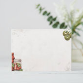 D'accompagnement Carte de recette blanche de base de la pâte à toma (Debout devant)