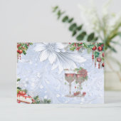 D'accompagnement Carte de recette blanche de bouchée de givre (Debout devant)