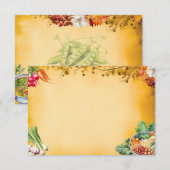 D'accompagnement Carte de recette blanche Soup Du Jour (Devant / Derrière)