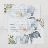 D'accompagnement Carte de recette Clarity (Devant / Derrière)