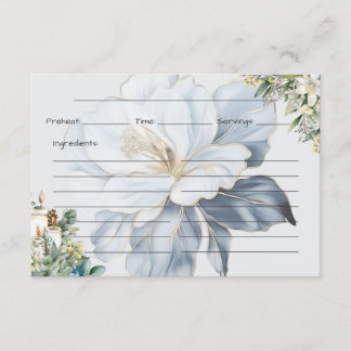 D'accompagnement Carte de recette Clarity