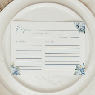 D'accompagnement Carte de recette de Baby Shower "Quelque chose de