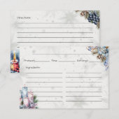 D'accompagnement Carte de recette de base pour épices d'hiver (Devant / Derrière)