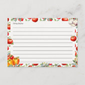 D'accompagnement Carte de recette de Chips 'N Salsa (Dos)