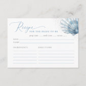 D'accompagnement Carte de recette de douche de mariage côtier (Devant)