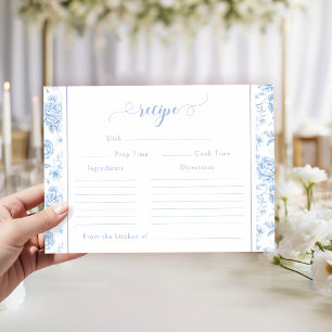 D'accompagnement Carte de recette de douche de mariage florale en t