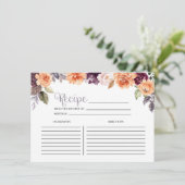 D'accompagnement Carte de recette de Fête des mariées d'automne de  (Debout devant)