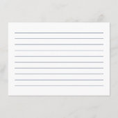 D'accompagnement Carte de recette de Fête des mariées florale de to (Dos)