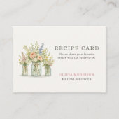 D'accompagnement Carte de recette de pot floral Frais du Marché (Devant)
